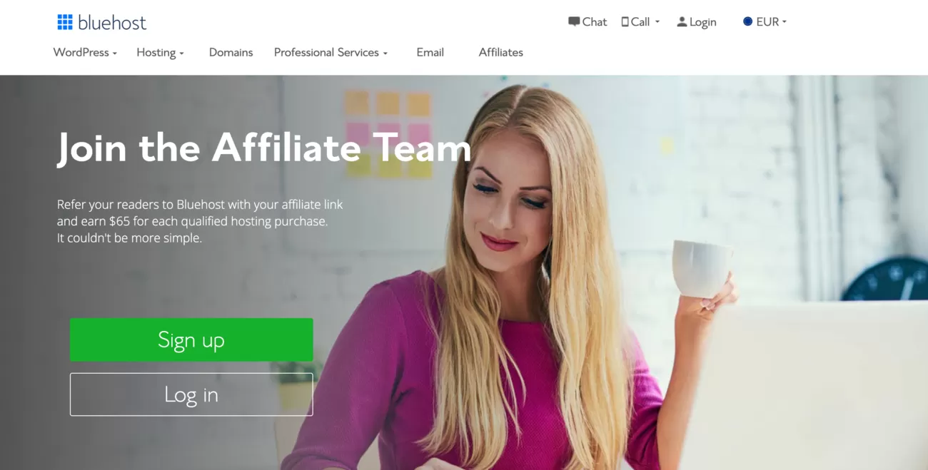 affiliate marketing voorbeeld hostingbedrijf