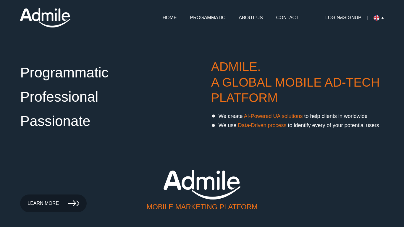 Admile Affiliate Programma