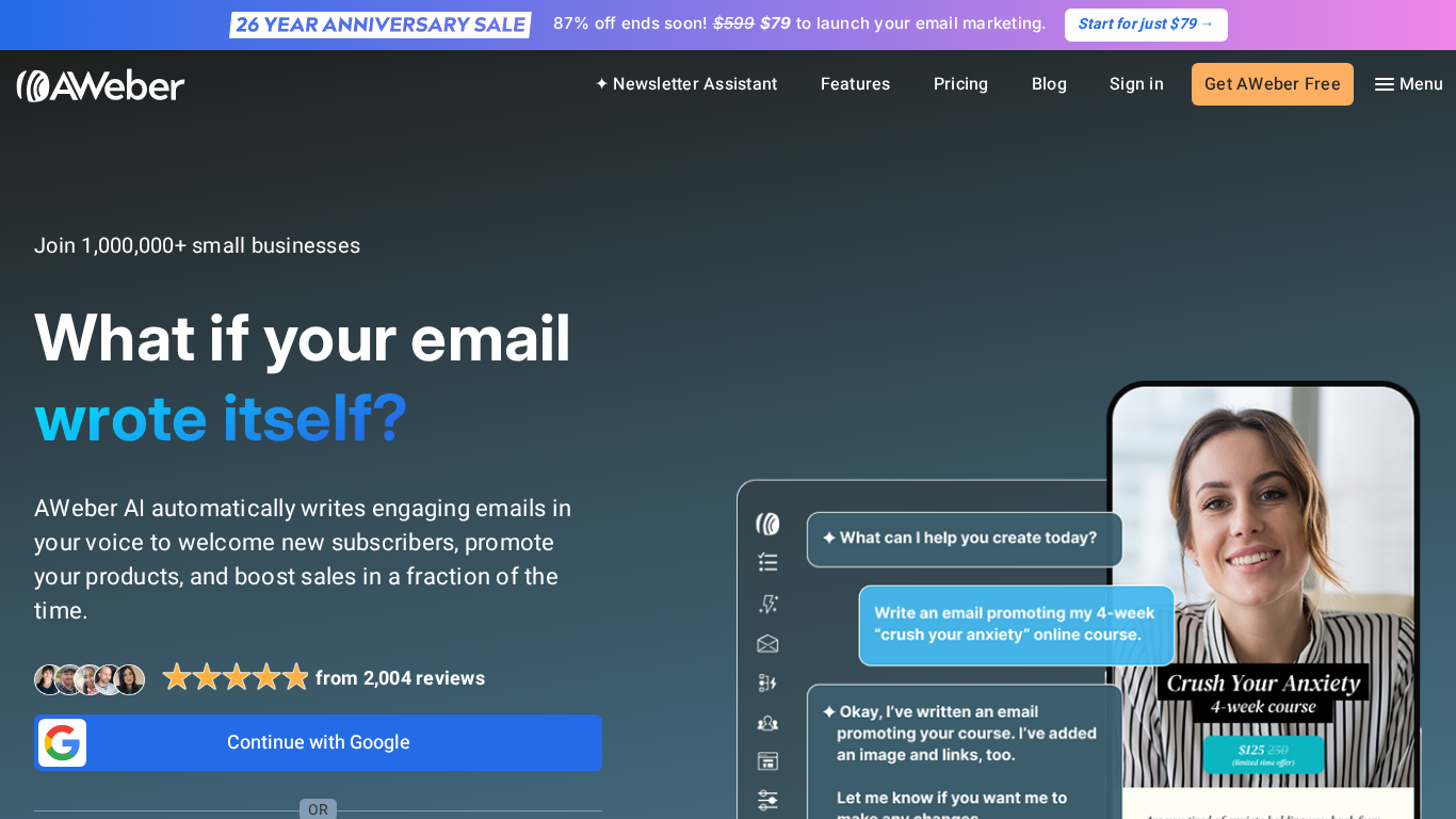 AWeber Partnerprogramma