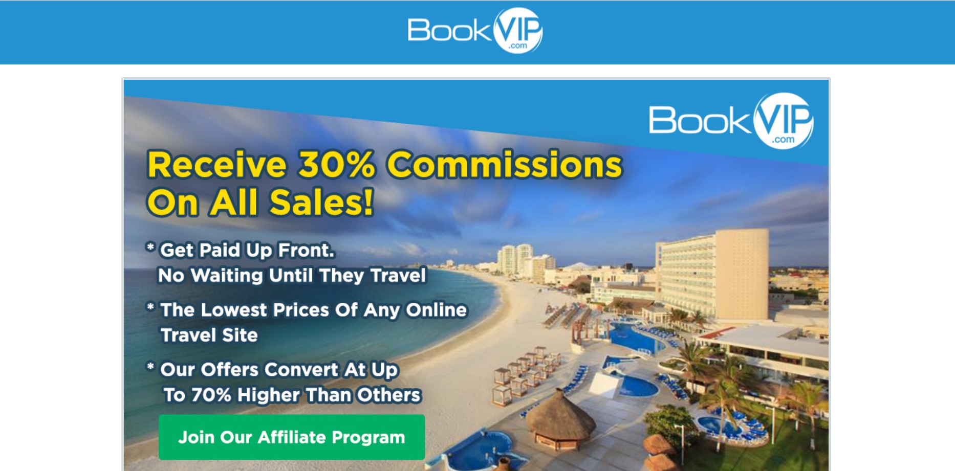 BookVIP Affiliate Programma