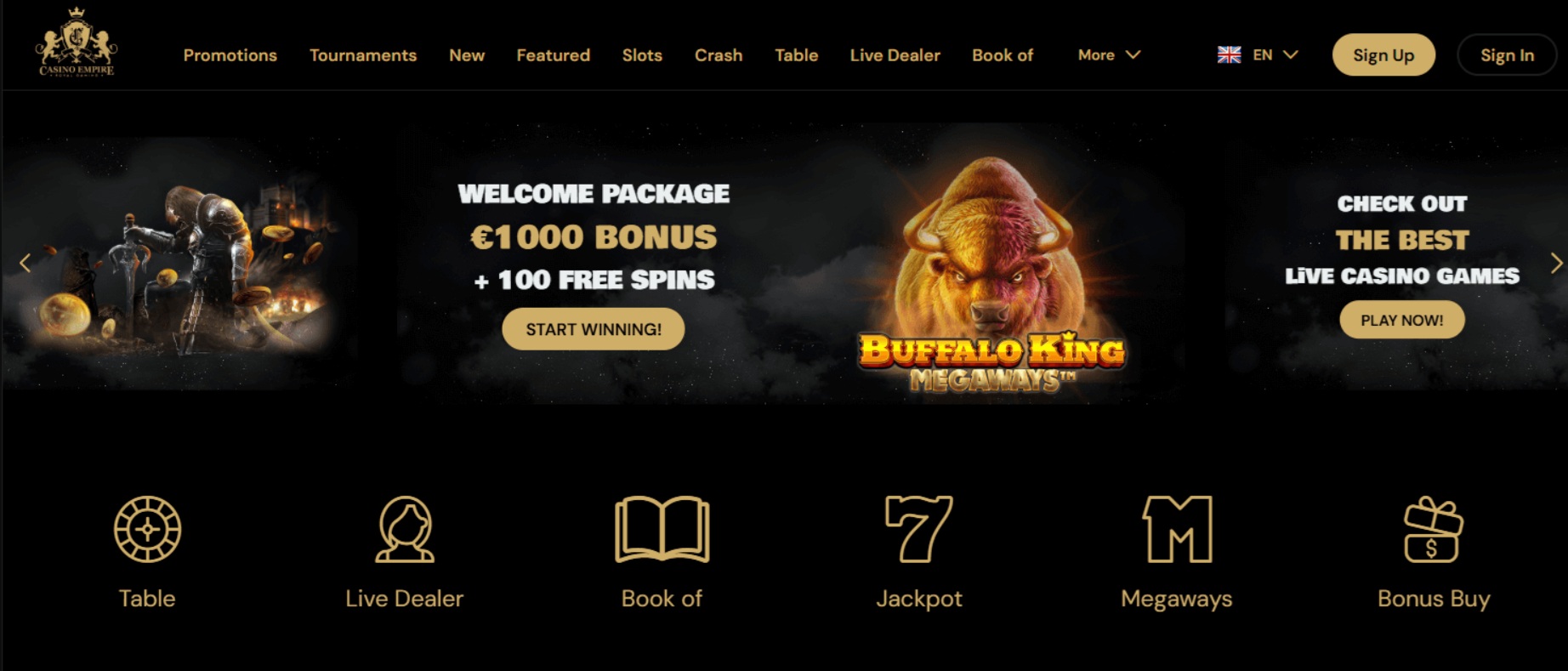Casino Empire Affiliate Programma