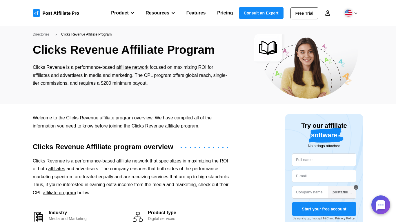 Clicks Revenue Affiliate Programma