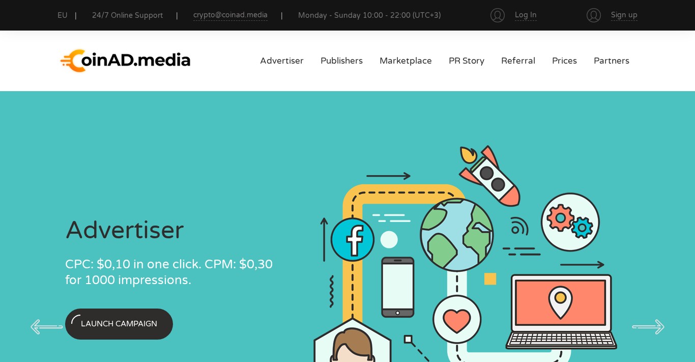 CoinAd Affiliate Programma