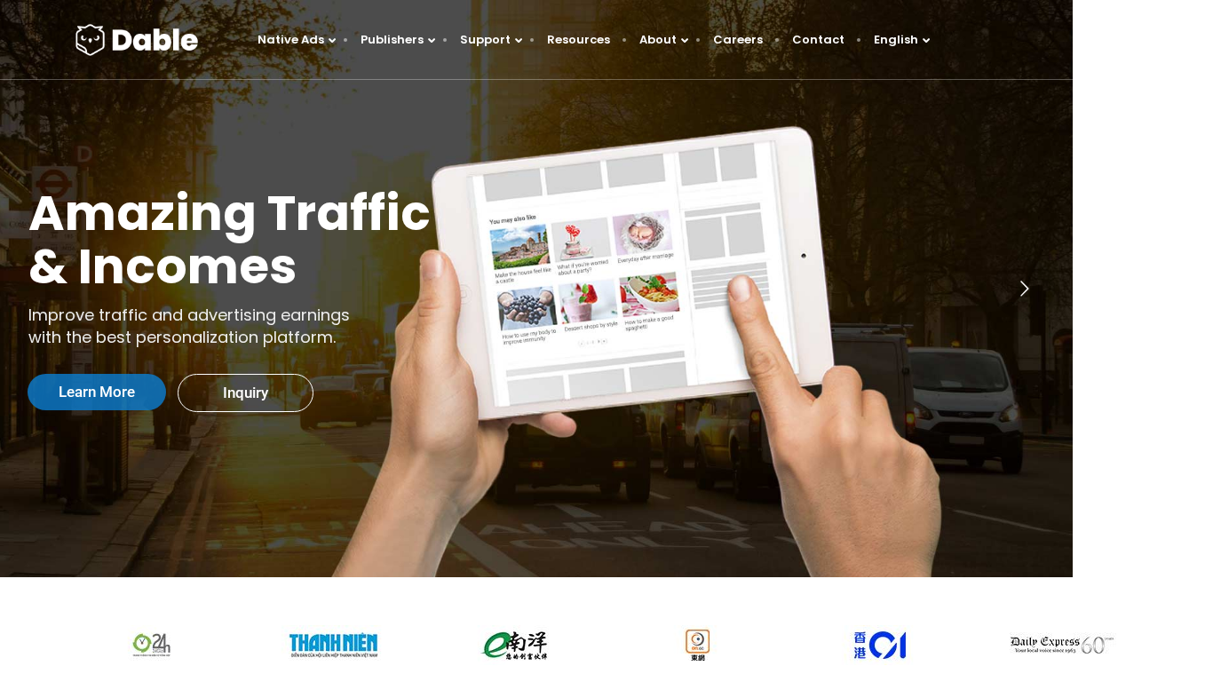 Dable Affiliate Programma