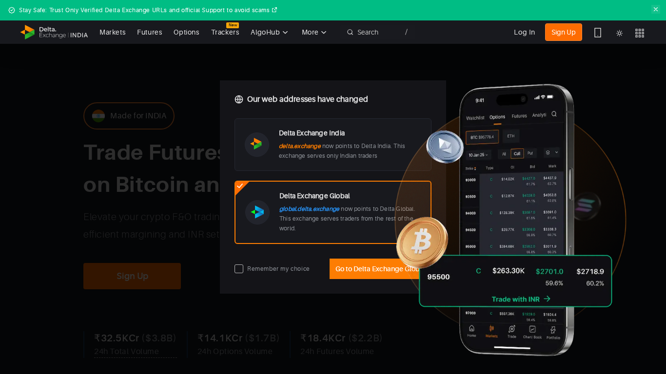 Delta Exchange Affiliate Programma