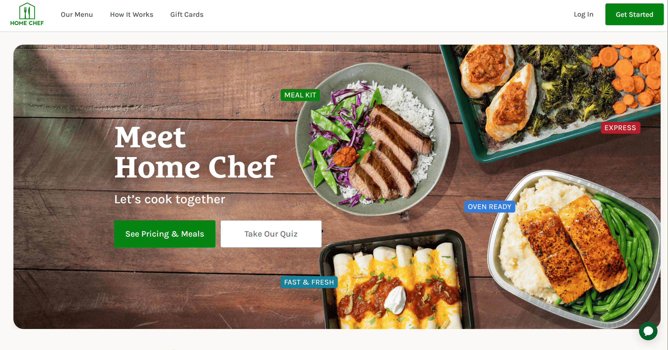 Home Chef Affiliate Programma