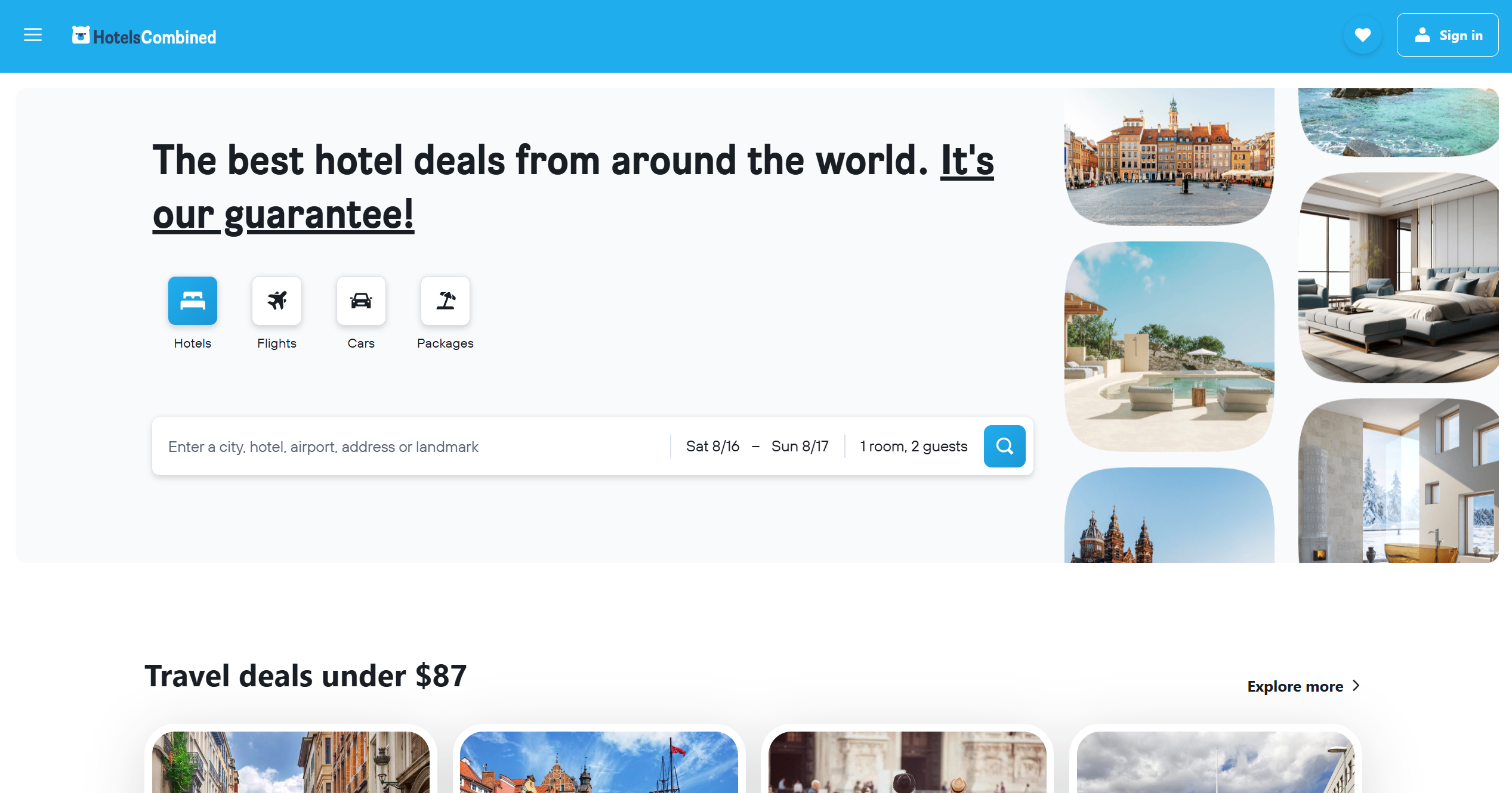 HotelsCombined Affiliate Programma