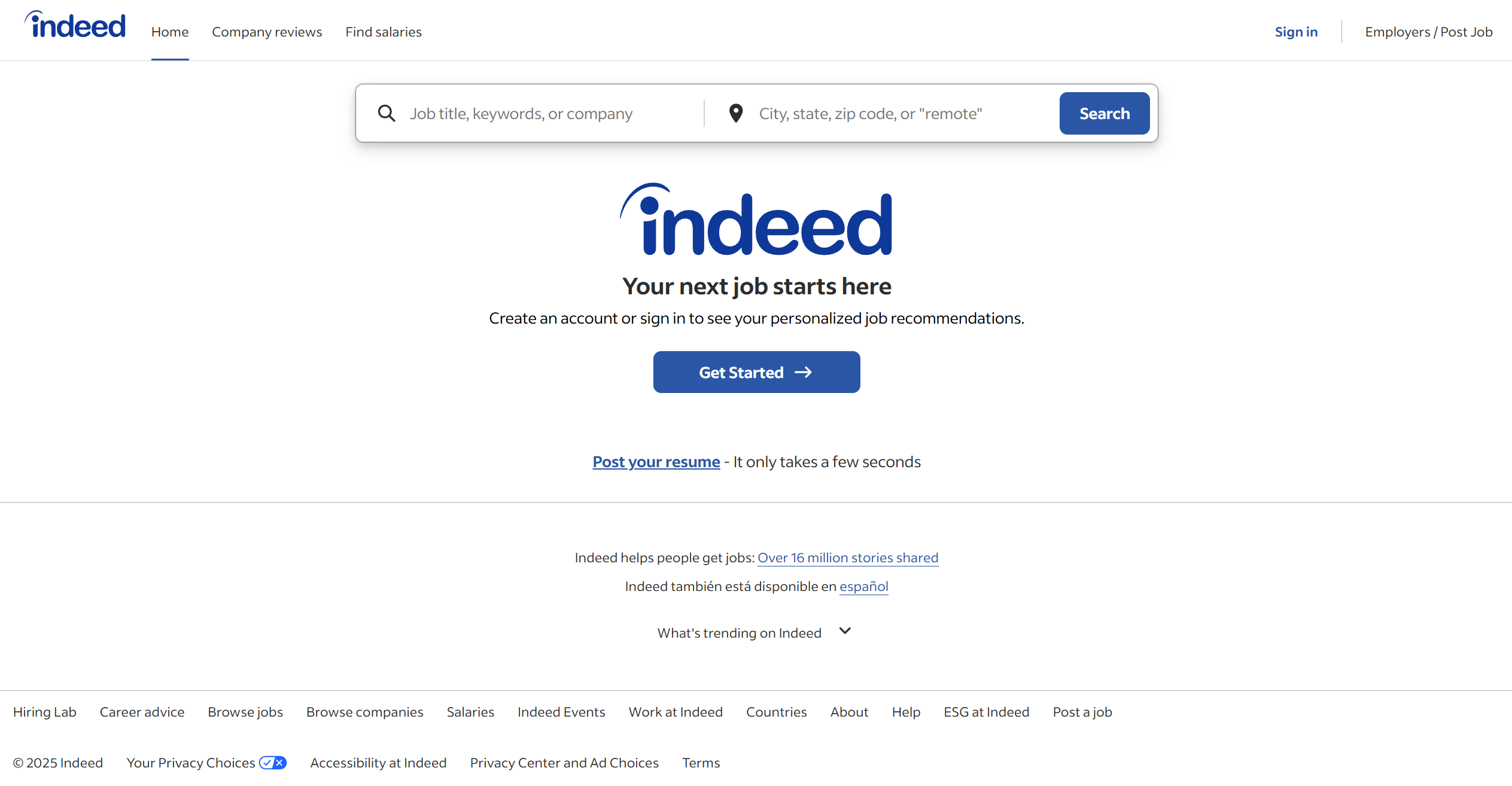 Indeed Affiliate Programma