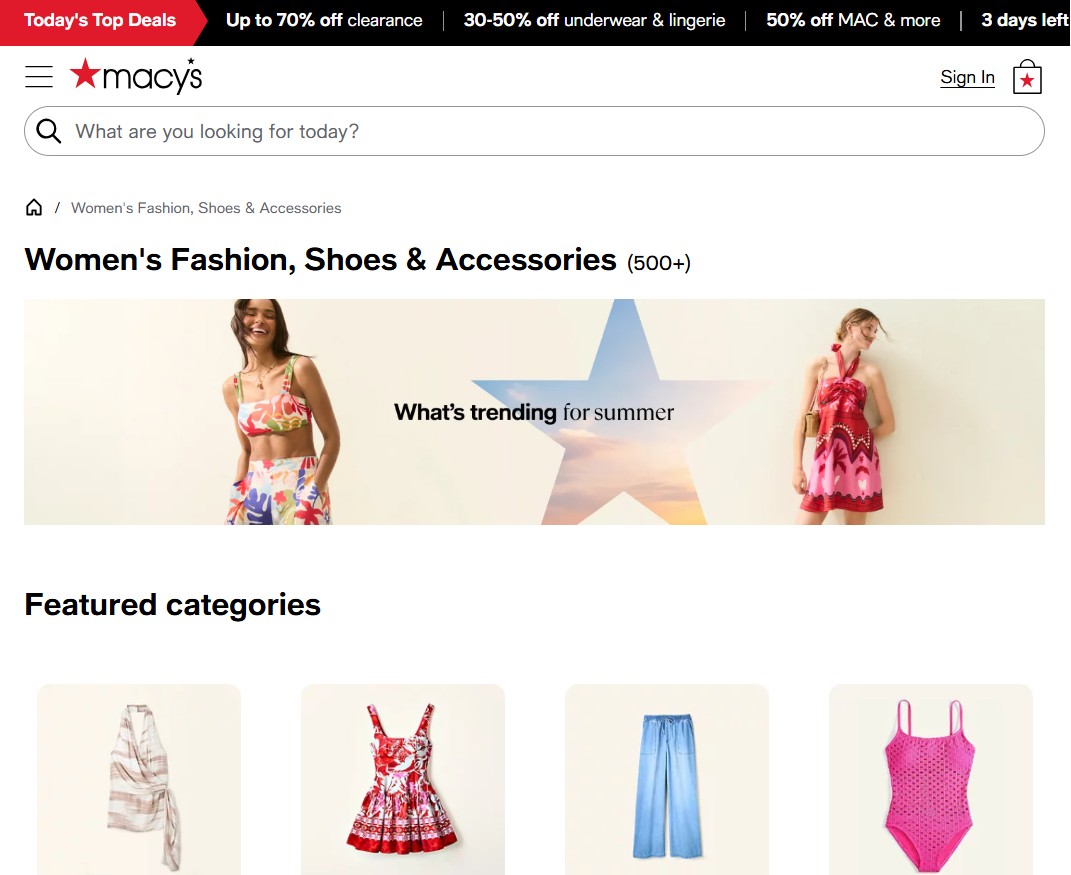 Macy's Affiliate Programma