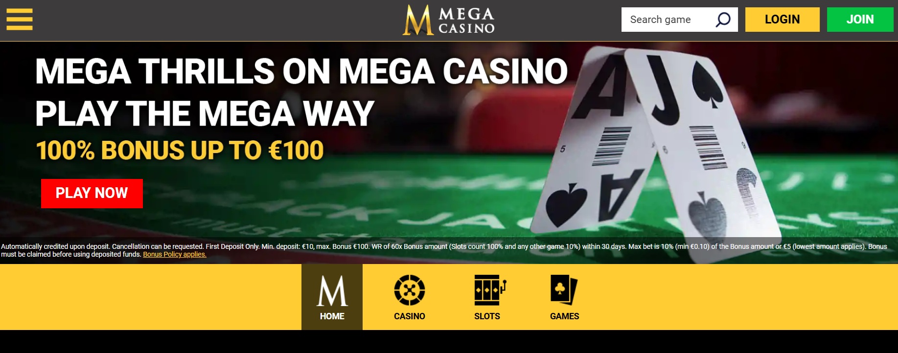 Mega Casino Affiliate Programma