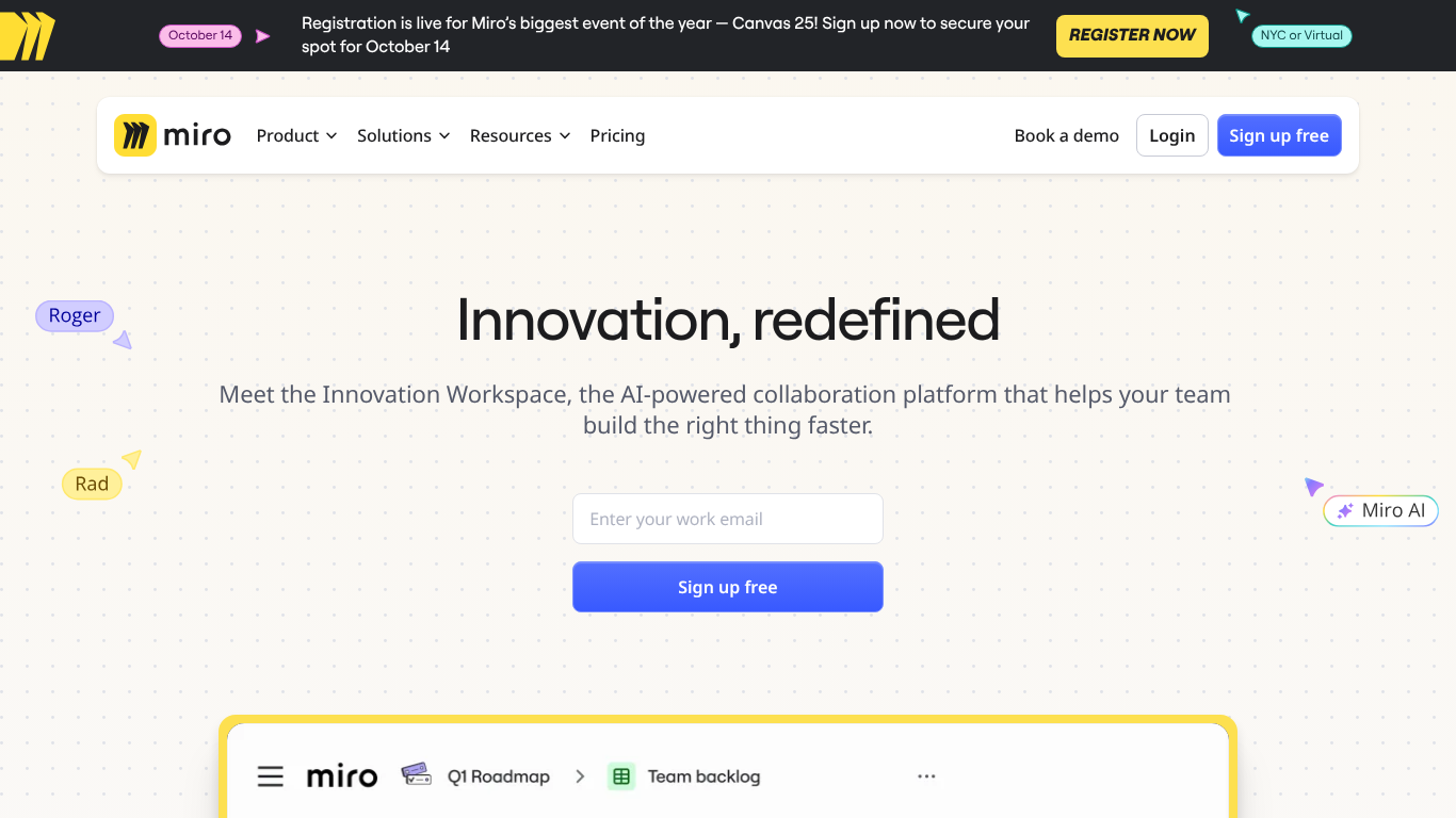 Miro Affiliate Programma