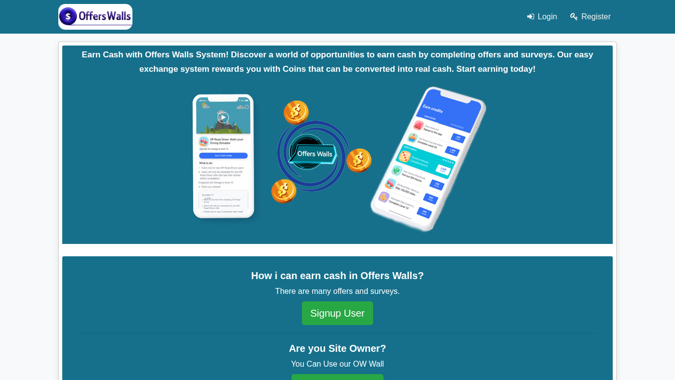 Offers Walls Affiliate Programma