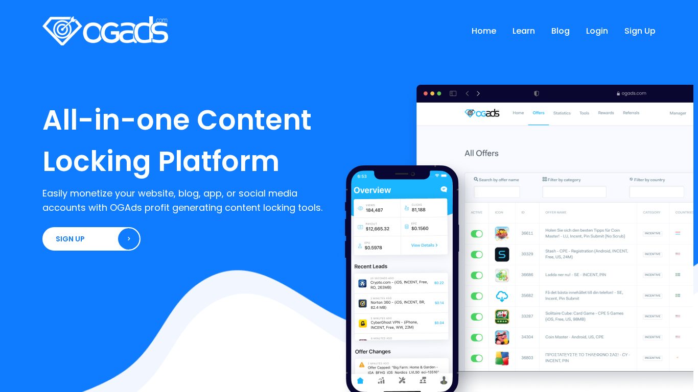 OGAds Affiliate Programma