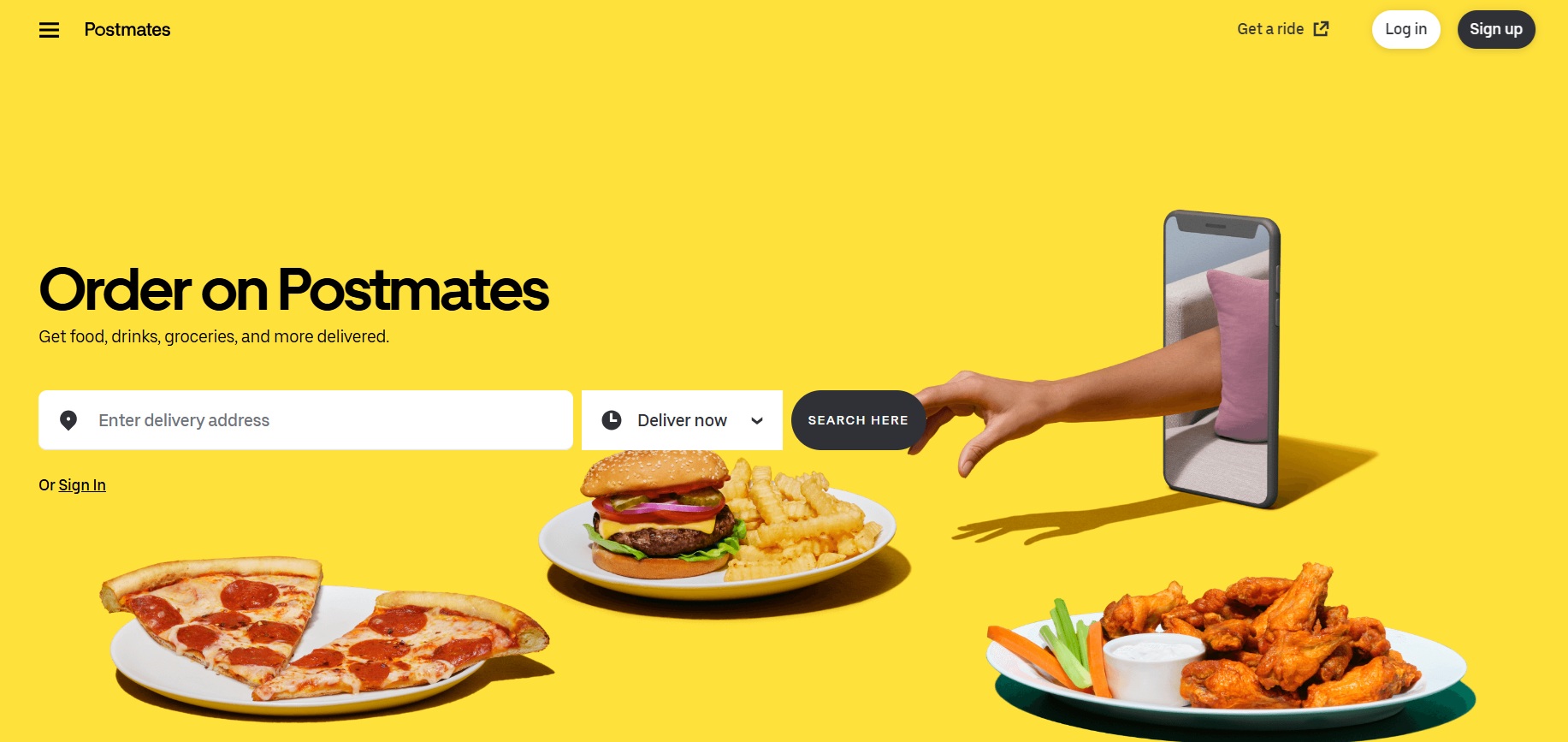 Postmates Affiliate Programma