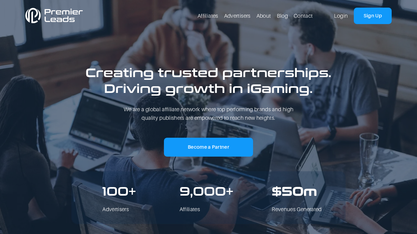 Premier Leads Affiliate Programma