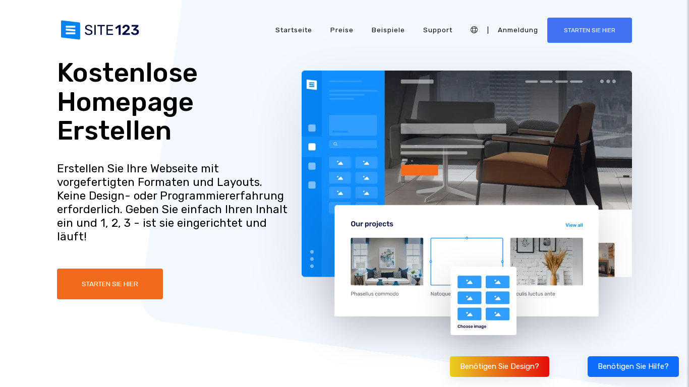 SITE123 Affiliate Programma