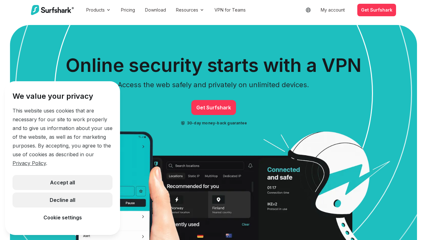 Surfshark Affiliate Programma