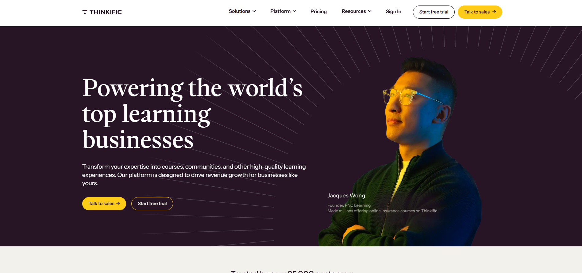 Thinkific Affiliate Programma