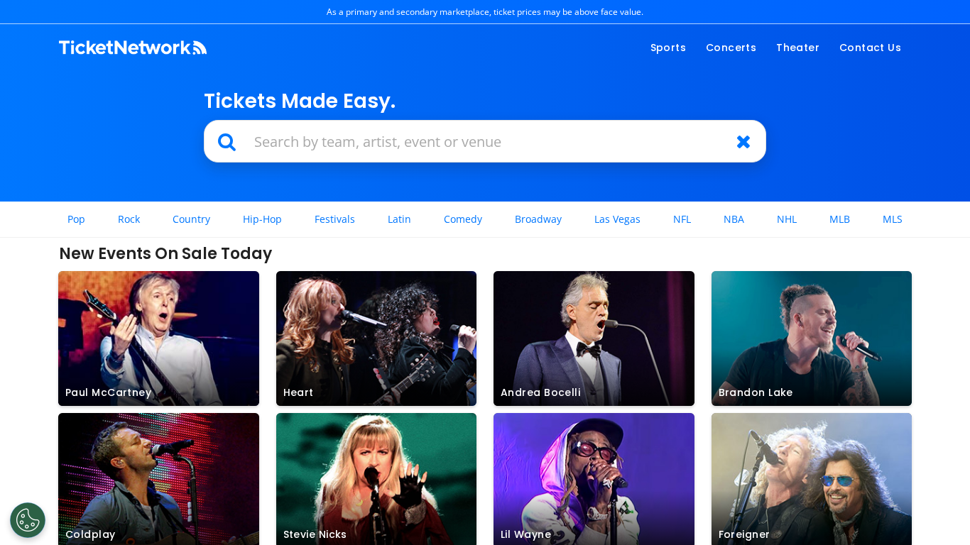 TicketNetwork Affiliateprogramma