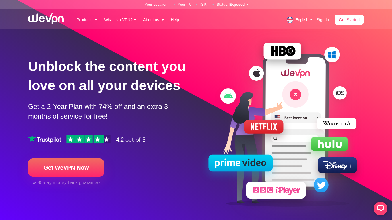 WeVPN Affiliate Programma