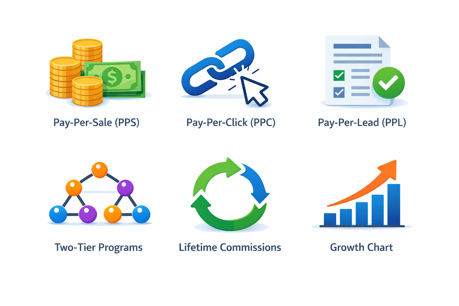 Affiliate betalingsmodellen voor uw programma