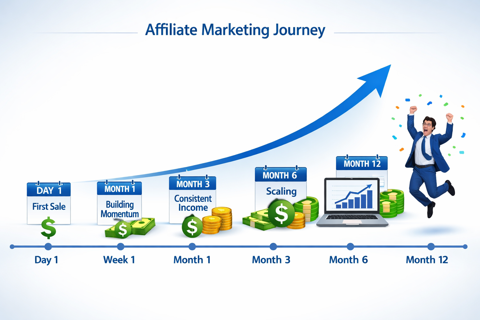 Hoe lang duurt het om resultaat te zien van affiliate marketing?