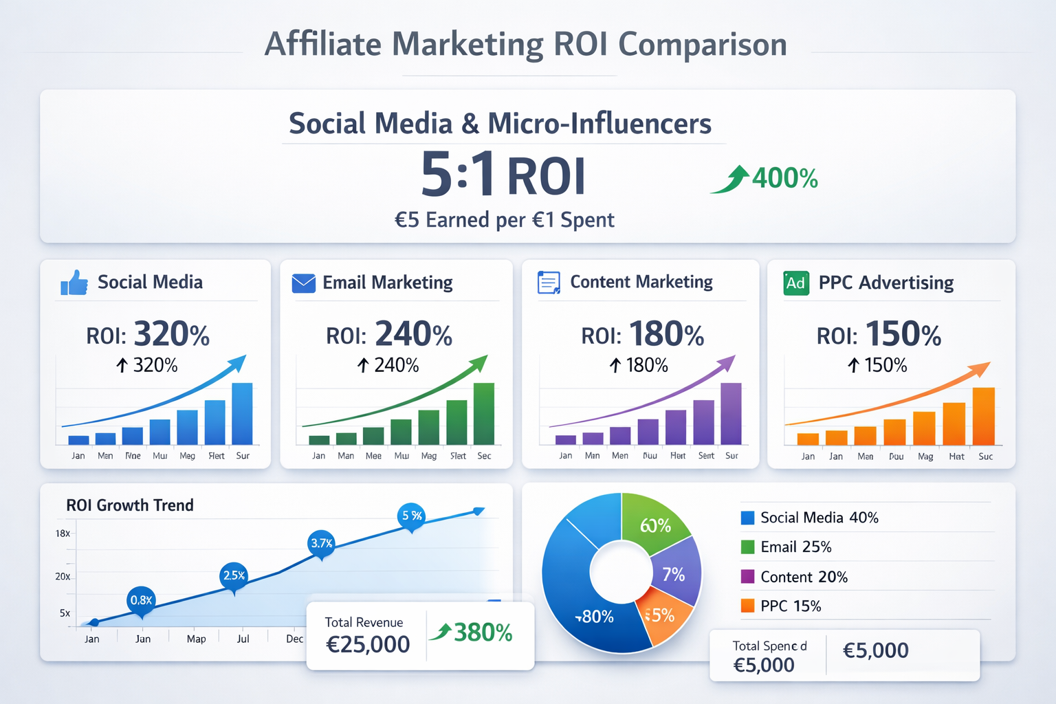 Welke affiliate marketingstrategie genereert de hoogste ROI?