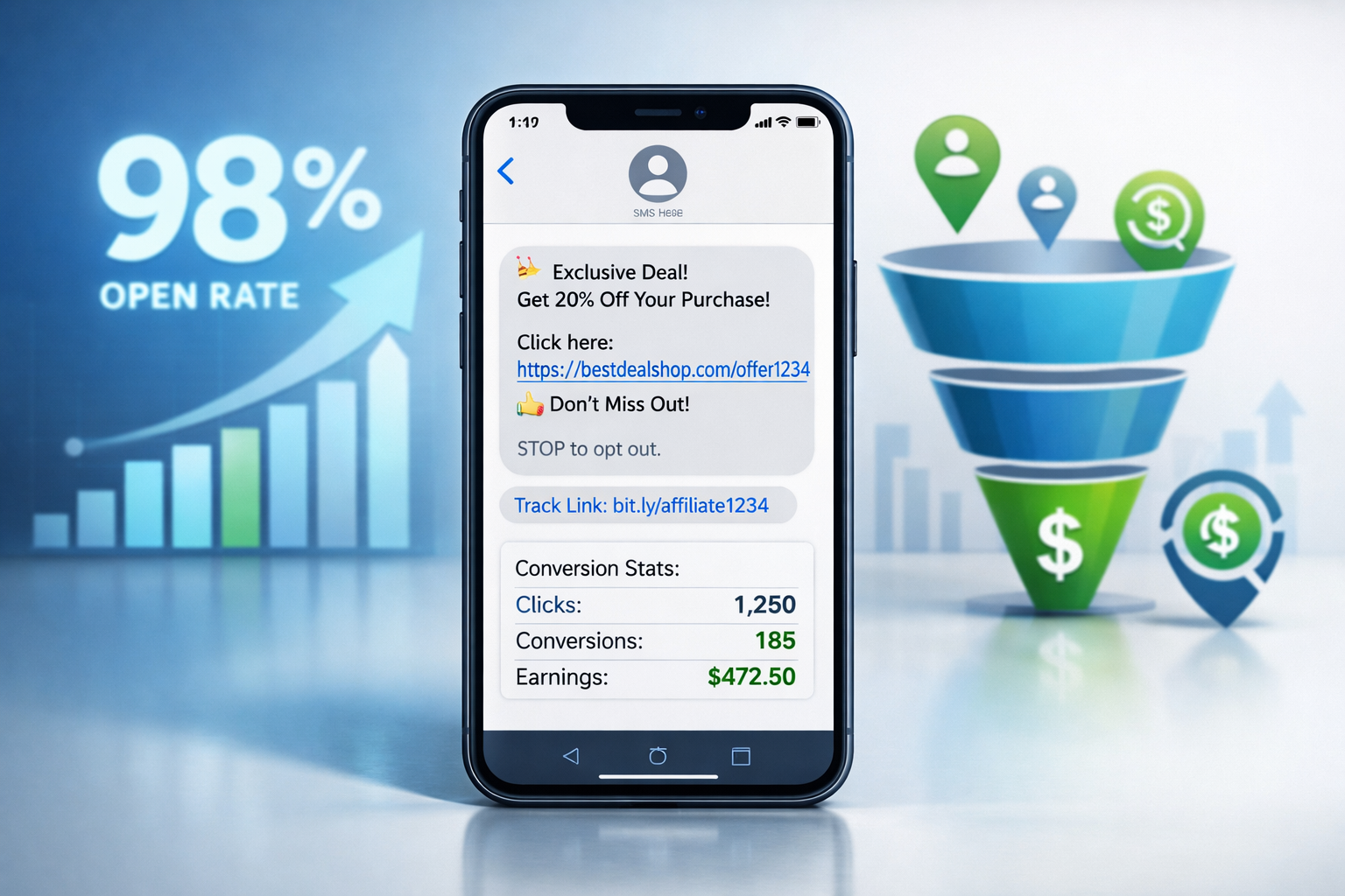 SMS Affiliate Marketing: Complete gids voor hoogrenderende sms-campagnes