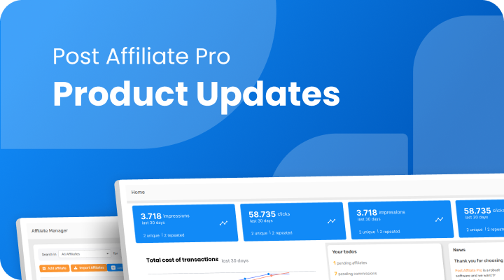Post Affiliate Pro Product Wrap-up: Nieuwe functies om 2026 mee te starten