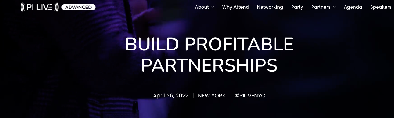 PI LIVE Advanced conference