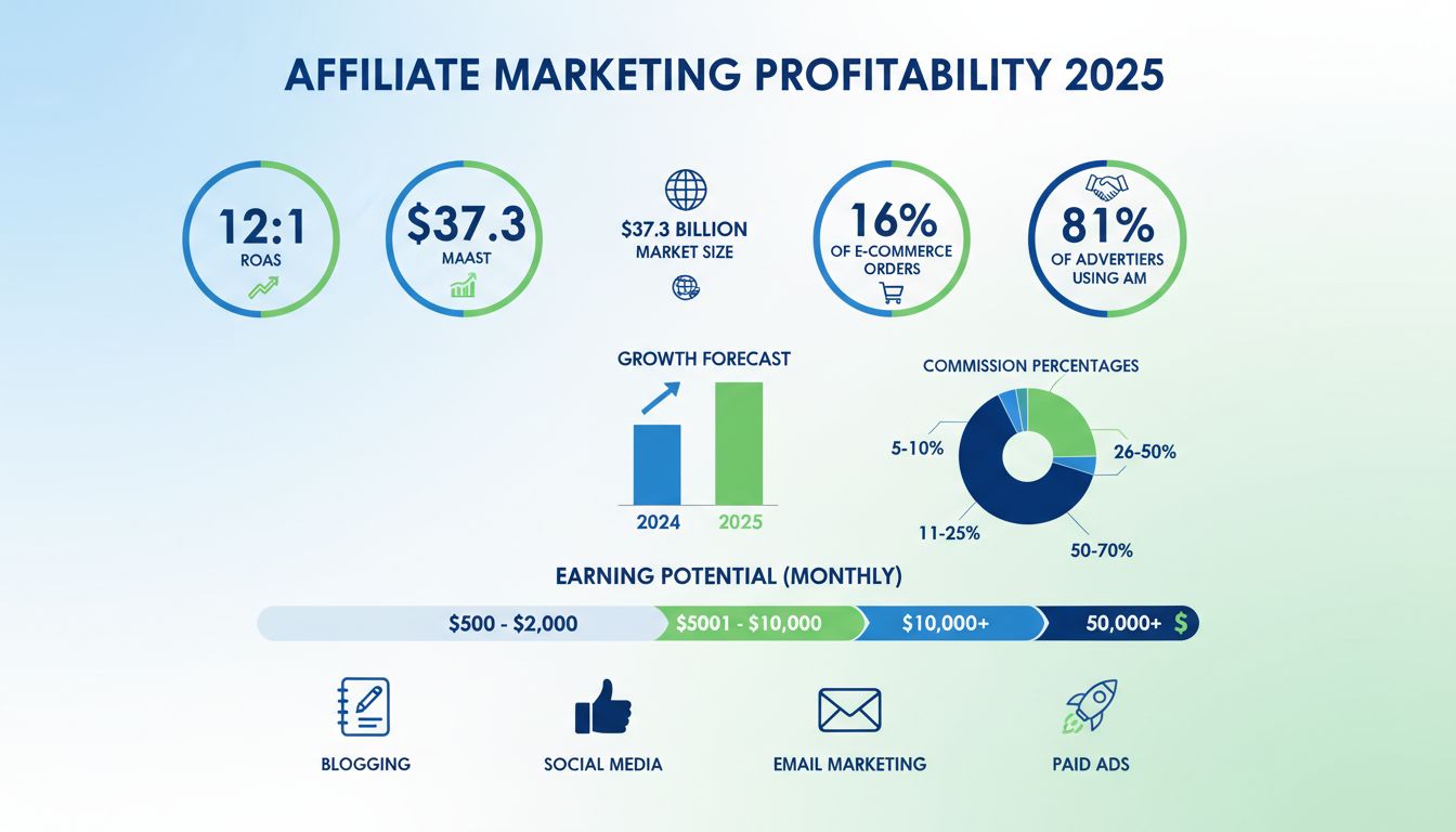 Is affiliate marketing winstgevend in 2025? Complete ROI-analyse & verdiengids