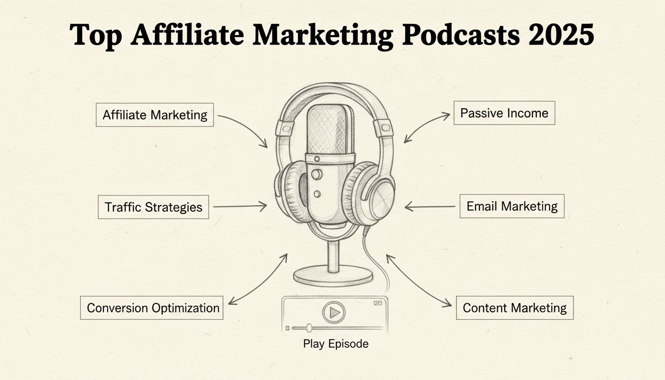 Beste Affiliate Marketing Podcasts 2025 - Top Shows voor Succes