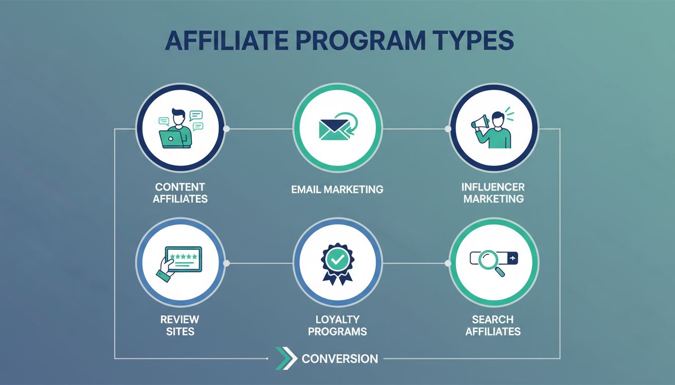 Typen affiliateprogramma's