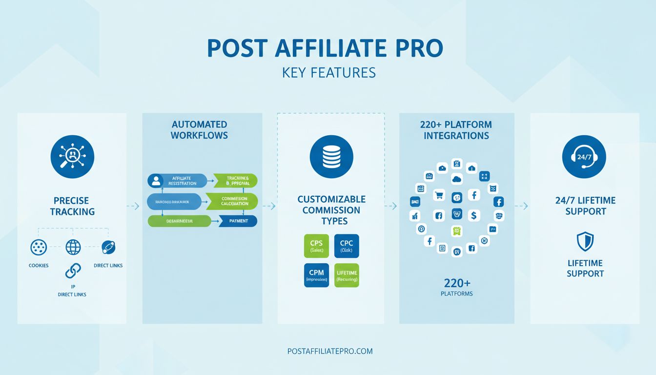 Post Affiliate Pro Belangrijkste Functies: Complete Gids voor Affiliate Marketing Software