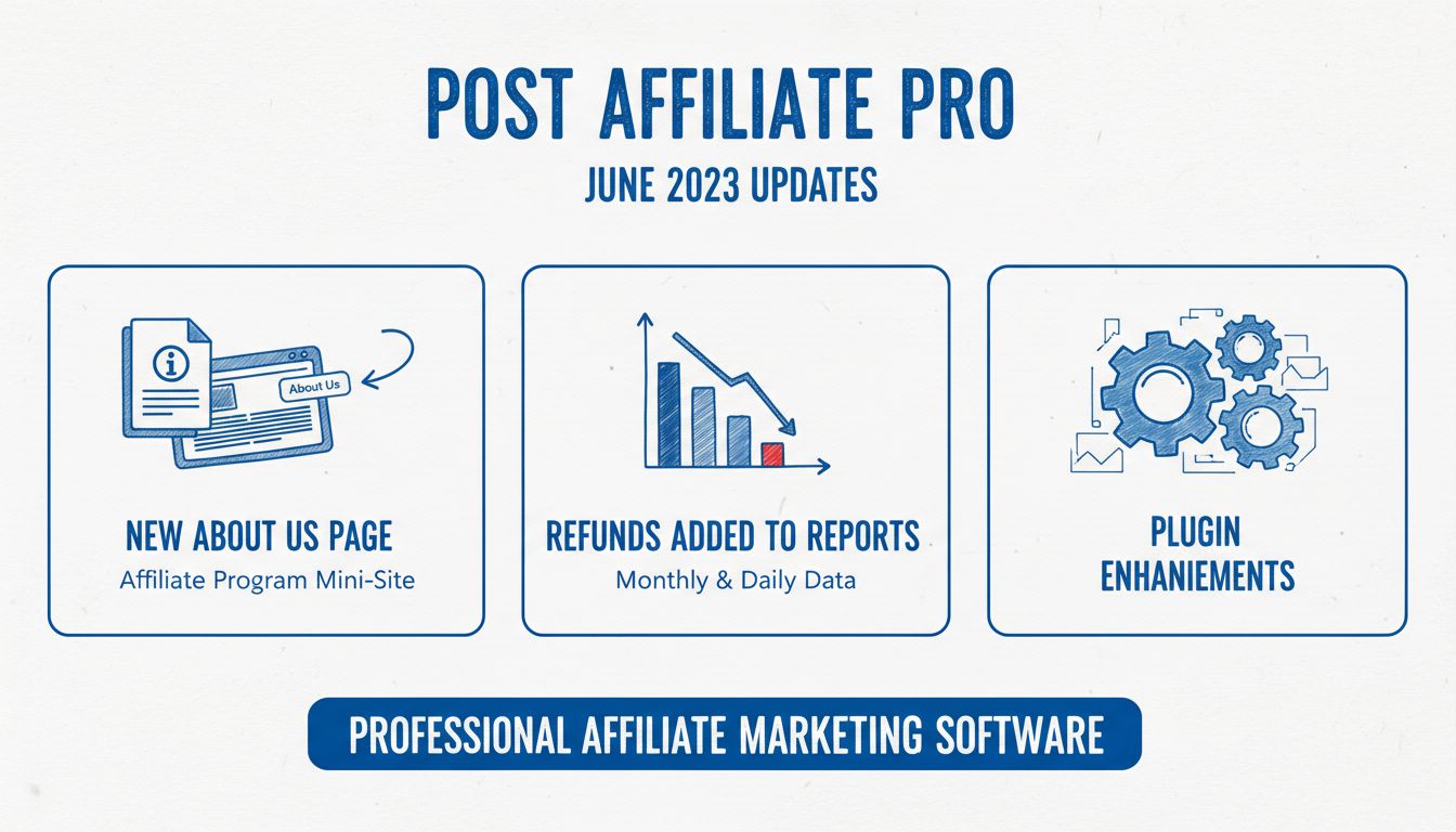 Post Affiliate Pro-updates juni 2023: Nieuwe functies & verbeteringen