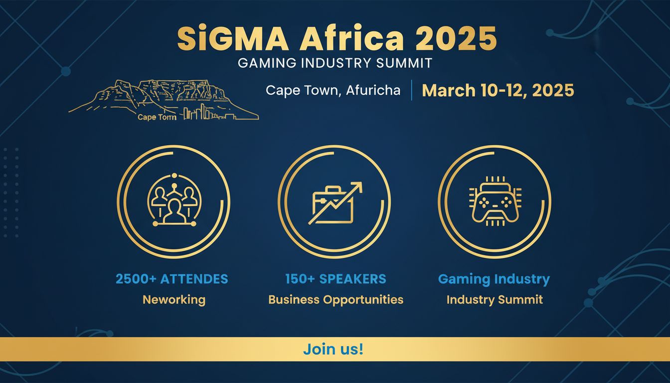 SiGMA Africa 2025 Conferentie Details - Kaapstad, 10-12 maart, 2500 deelnemers, 150+ sprekers