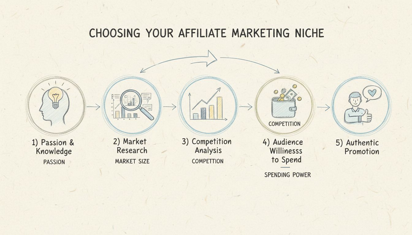 Hoe kies je de beste affiliate marketing niche