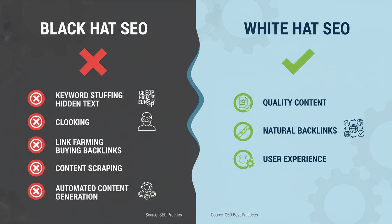 Wat is een voorbeeld van Black Hat SEO? | PostAffiliatePro FAQ