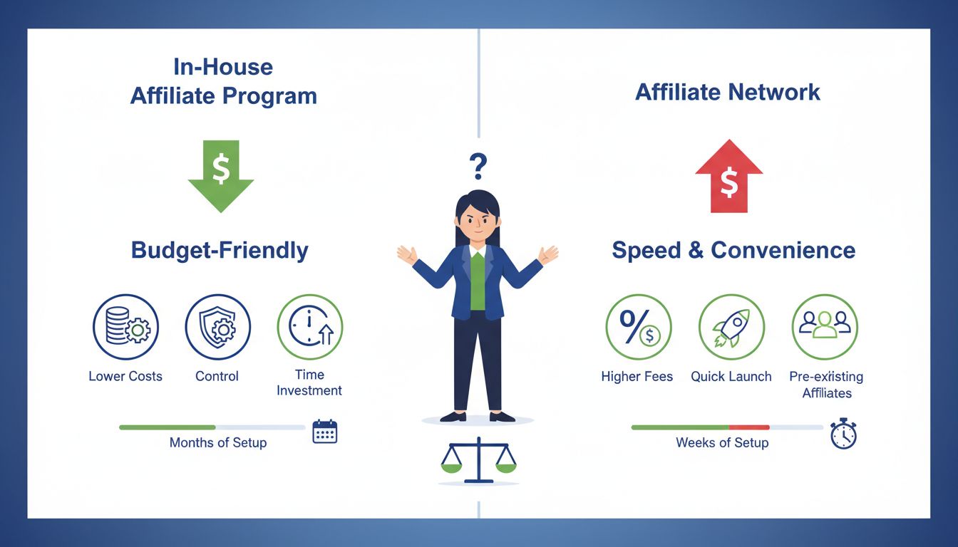 In-house versus Affiliate Netwerk: Welke optie is beter voor kleine bedrijven?