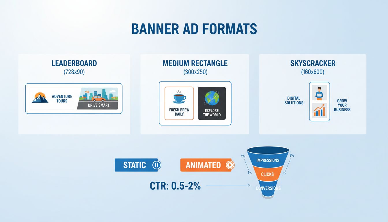 Wat is banneradvertising? Complete gids voor digitale display-advertenties