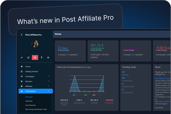 Bekijk alle laatste Post Affiliate Pro product updates.