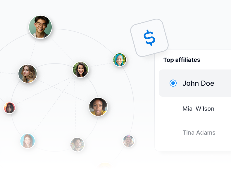 Meerlagige commissiestructuur met tot 100 commissielagen voor subaffiliate-verkopen