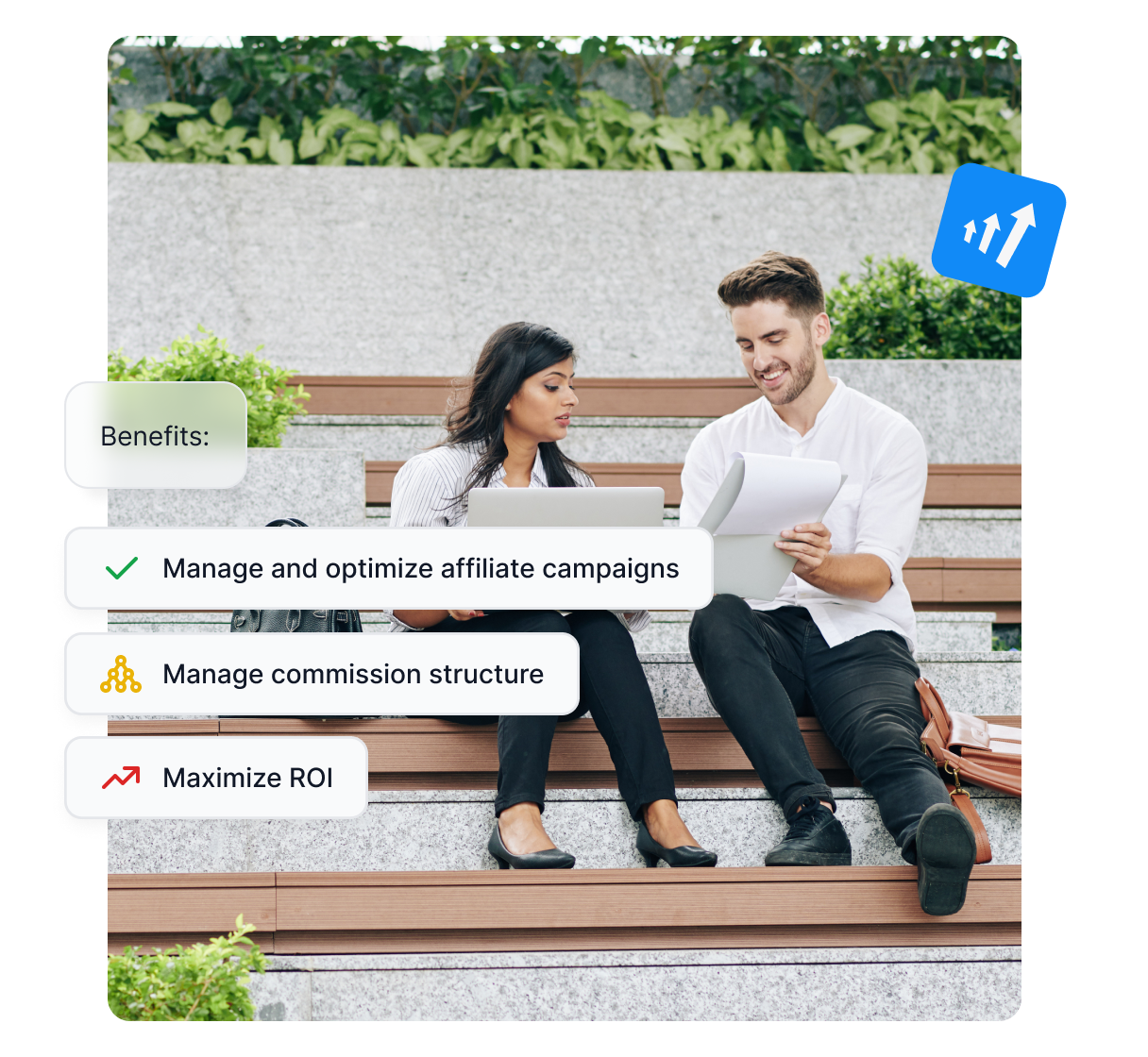 Een screenshot van het Post Affiliate Pro dashboard met algemeen overzicht en statistieken.