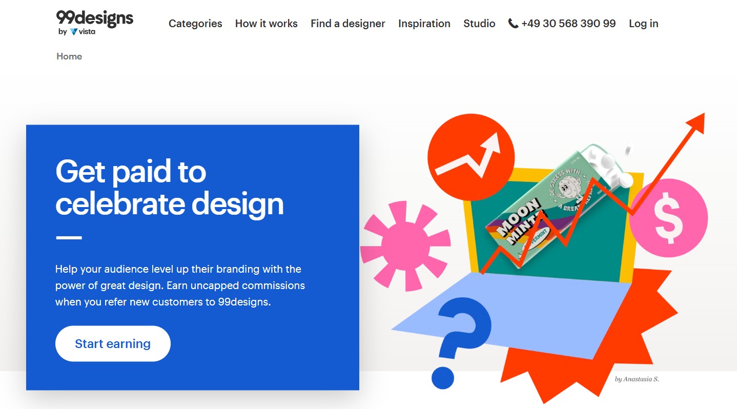 99designs Affiliate Programma