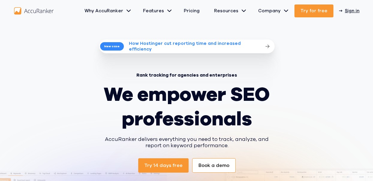 AccuRanker Affiliate Programma