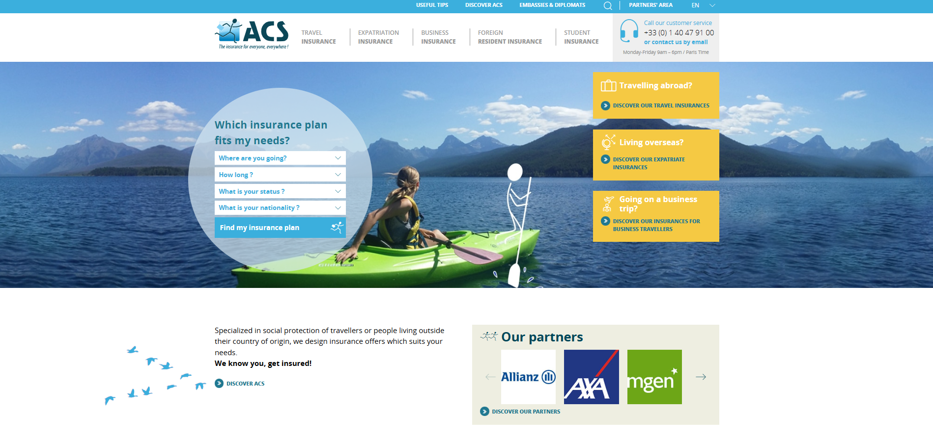 ACS Assurances Voyage & Expatriation Affiliate Programma