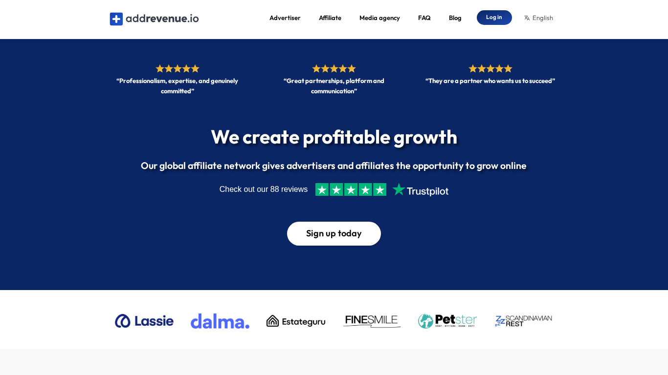 Addrevenue.io Affiliate Programma