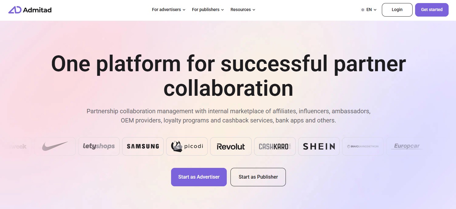 Admitad Affiliate Programma