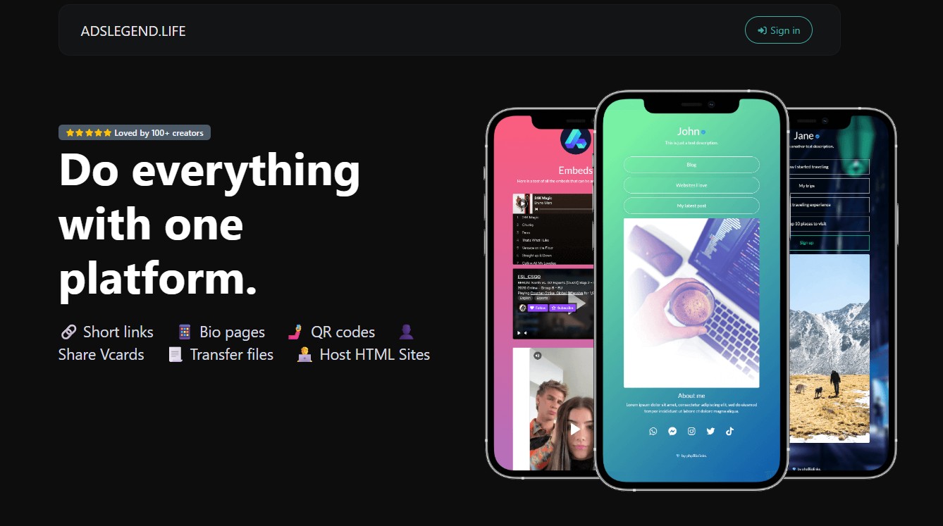 AdsLegend Affiliate Programma