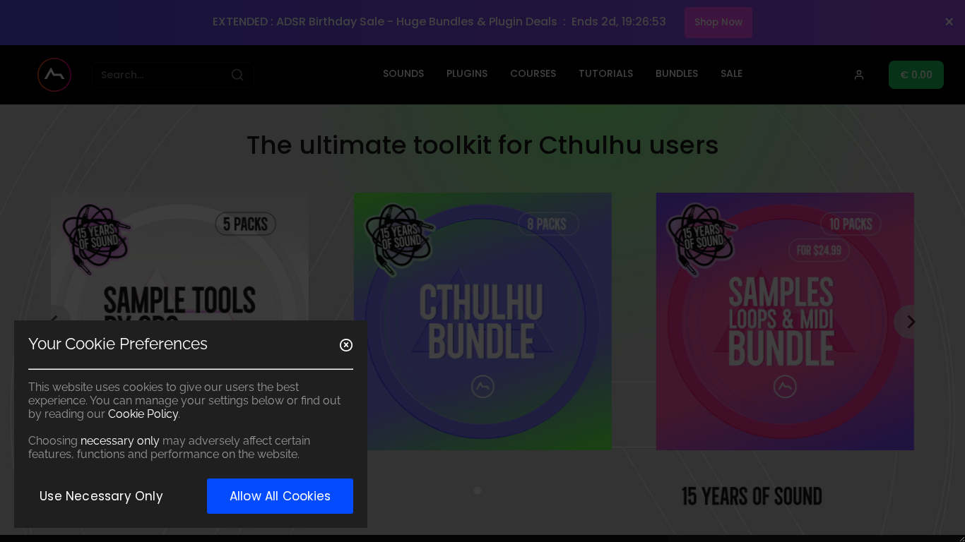 ADSR Affiliateprogramma